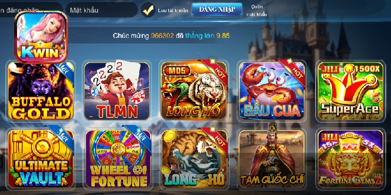 Các trò chơi đều minh bạch công bằng kết quả theo RNG
