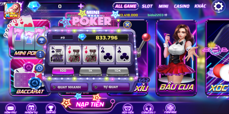 Chơi Mini Poker cần có mẹo để tối ưu cơ hội chiến thắng