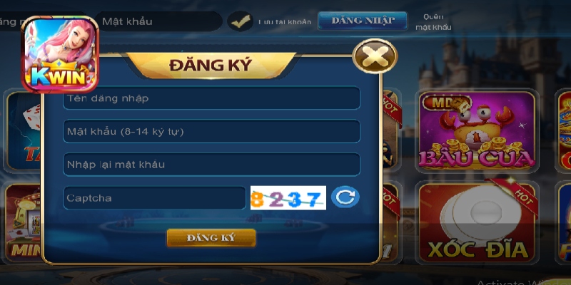 Đăng ký Kwin siêu đơn giản trong 3 thao tác