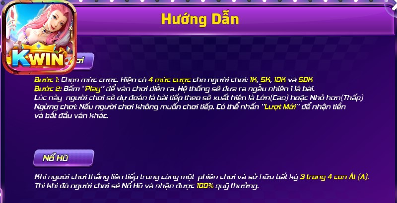 Đơn giản khi lựa chọn tham gia game