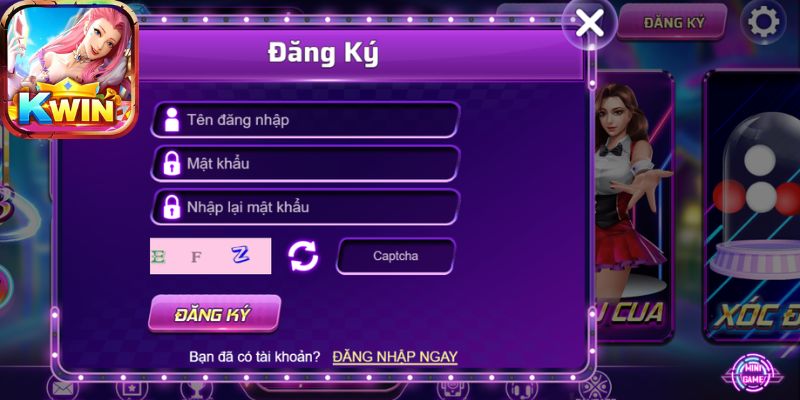 Hướng dẫn chi tiết các bước đăng ký tài khoản tại Kwin dành cho newbie