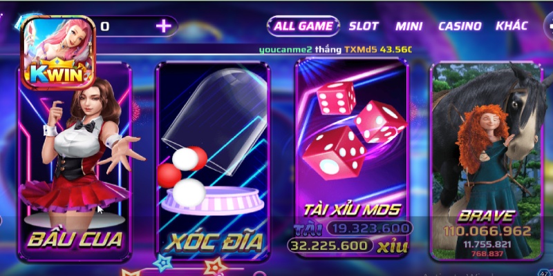 Kwin ứng dụng công nghệ hiện đại, giao diện web nịnh mắt