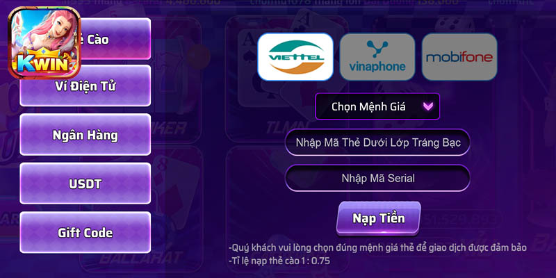 Lý do nhiều người lựa chọn nạp tiền Kwin để tham gia cá cược